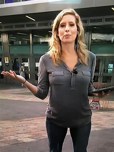 Weather presenter Jacqueline Bennett was reporting on the weather wearing a tight white t-shirt with no bra on. As she continues to talk about the weather, ...